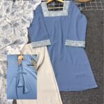 Exclusive Double stripe jorjet Eid outfit